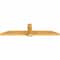Ekena Millwork Eugene Rough Sawn Timber Gable Bracket, Western Red Cedar, 84"W x 21"H x 4"D x 6"F, 6/12 Pitch GBW084X21X0406EUG00RWR - alternate 5